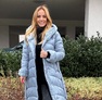 Glint kabát babakék – Innova Fashion – 2. kép
